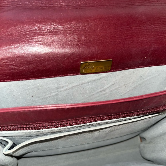 Vintage Aries made in Mexico leather bag - Picture 9 of 10